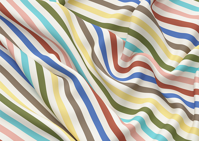 The British Stripe Co. Catherine, Bristol No.1 - Twist&Fit Roman Blind - Image 4